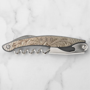 Gold Colored Monogrammen Kurkentrekker