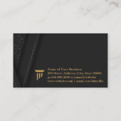 Gold Column-pictogram | Financiële ondernemingen Visitekaartje (Achterkant)