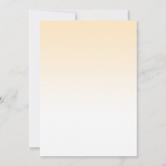 Gold Confetti 15e anniversaire Mariage Invitation (Dos)