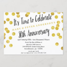 Gold Confetti 50e Jubileum feestdagen