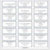 Gold Confetti | Adresetiketten van marineweddensch Sticker (Vel)