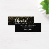 Gold Confetti Boire Cartes de billets (Bureau)