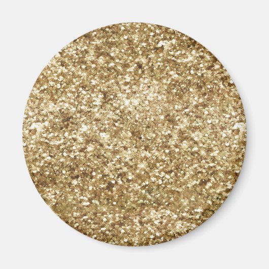 Gold Confetti Glitter Magneet (Voorkant)