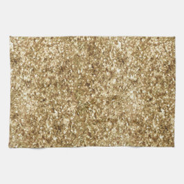 Gold Confetti Glitter Theedoek