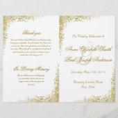 Gold confetti & Glitter vouwprogramma (Voorkant)