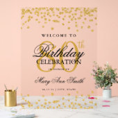 Gold Confetti Parties scintillant 80e anniversaire (Mariage)