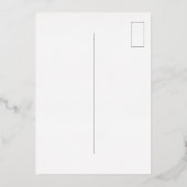 Gold confetti pastel jarig briefkaart (Achterkant)