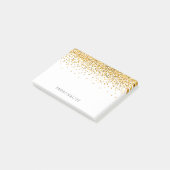 Gold Confetti Post-it® Notes (Schuin)