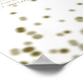 Gold Confetti Seating Chart Poster (Hoek)