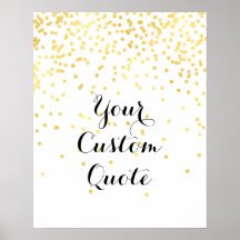 Gold confetti Speciaal gepersonaliseerde prijsopga