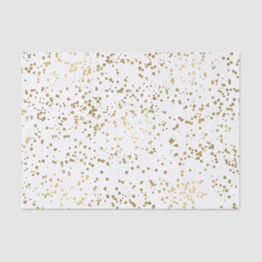 Gold Confetti Tissuepapier (Voorkant)
