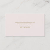 Gold Confetti | Visitekaartjes (Achterkant)