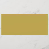 Gold Confetti Wedding Seating Chart | Aangepaste k Programma (Achterkant)