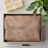 Gold Copper Glitter Leopard Print Tissuepapier (Geschenk)