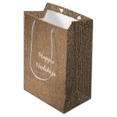 Gold Copper Medium Cadeauzakje (Voorkant Gekanteld)