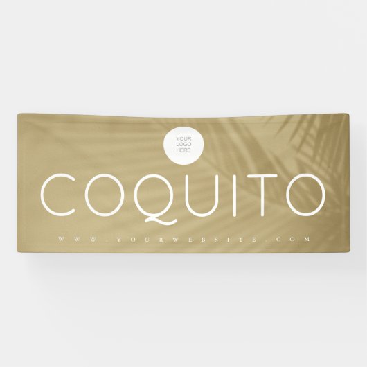 Gold Coquito Banner (Horizontaal)