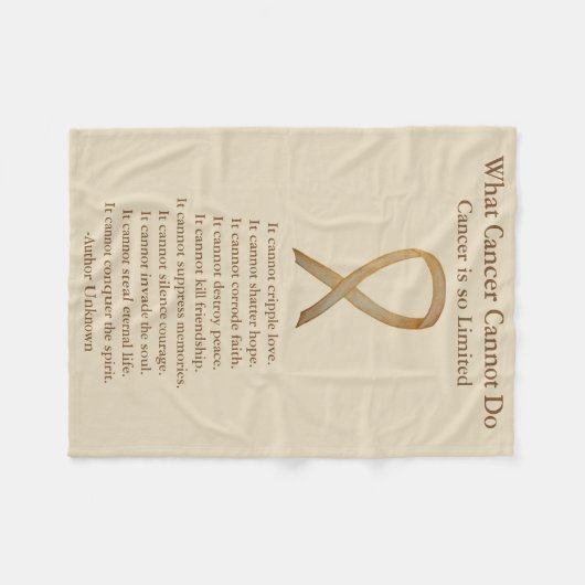 Gold Couvertures de ruban pour la sensibilisation  (Devant (Horizontal))