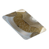 Gold Crafted Ceiling Motif 3"x4" Magnet Magneet (Rechterzijde)