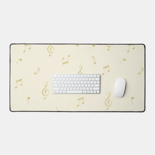 Gold Cream Music Notes (Clavier et souris)