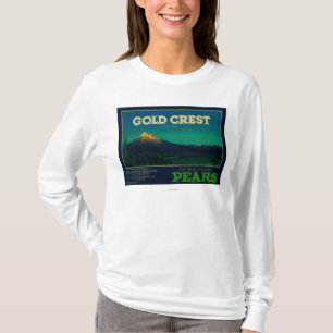 Gold Crest Pear Crate LabelHood River, OF T-shirt