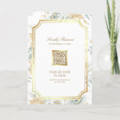 Gold Crest Royal Indian White Peacock Wedding (Achterkant)