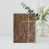Gold Cross Briefkaart (Staand voorkant)