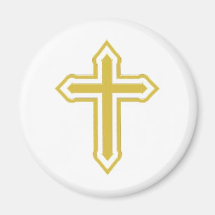Gold Cross Magneet