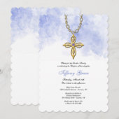 Gold Cross-religie Kaart (Voorkant / Achterkant)