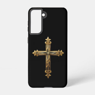 Gold Cross Samsung Galaxy Hoesje
