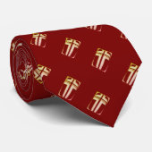 Gold Cross Stropdas (Opgerold)