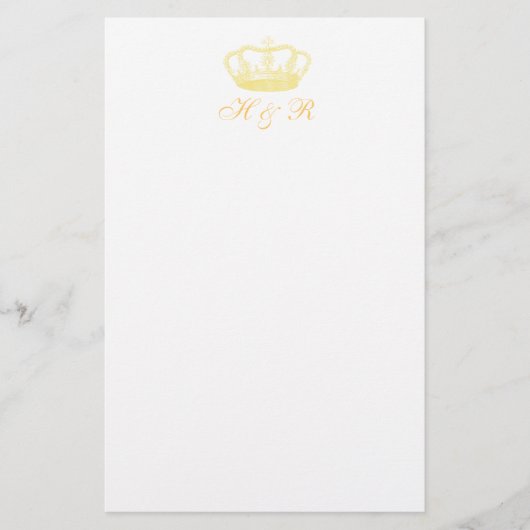 Gold Crown Briefpapier (Voorkant)