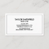 Gold Crown Modern Visitekaartje (Achterkant)