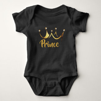Gold Crown Prince Romper