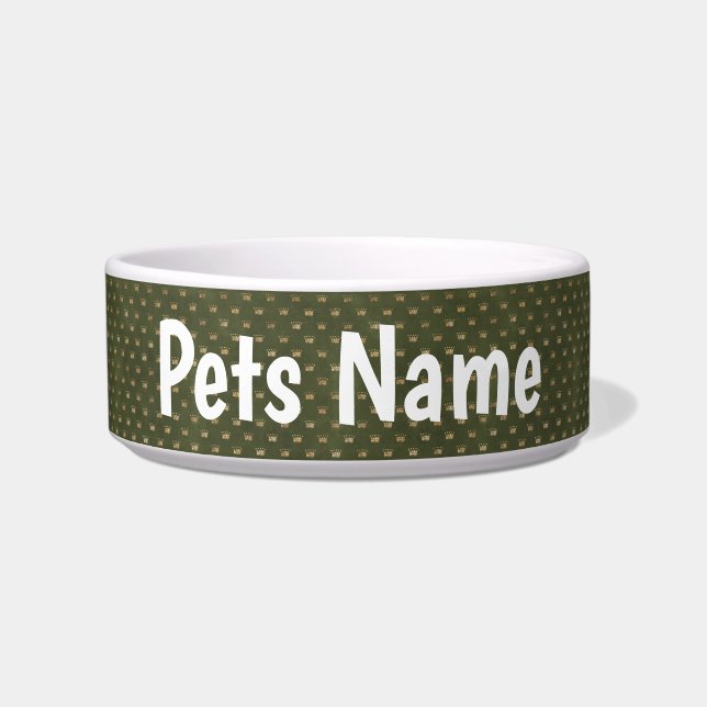 Gold Crowns Voerbakje (Voorkant)