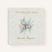 Gold Crucifix | Fleurs | Prières | Journal (Devant)