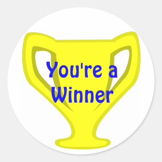 Gold Cup Teacher's Award Stickers (Voorkant)