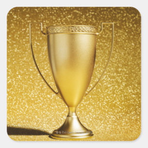 Gold Cup Trofee Vierkante Sticker
