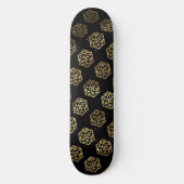Gold D20-patroon | Tabletop Role Player Dice Skateboard (Voorkant)