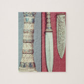 Gold dagger en sheath, Tutankhamun Treasure, c.13 Legpuzzel (Verticaal)