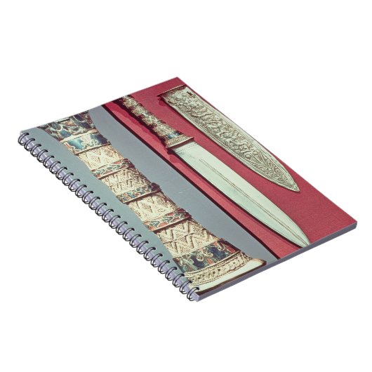 Gold dagger en sheath, Tutankhamun Treasure, c.13 Notitieboek (Rechterzijde)