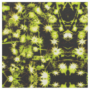 Gold Daisy Fabric Stof