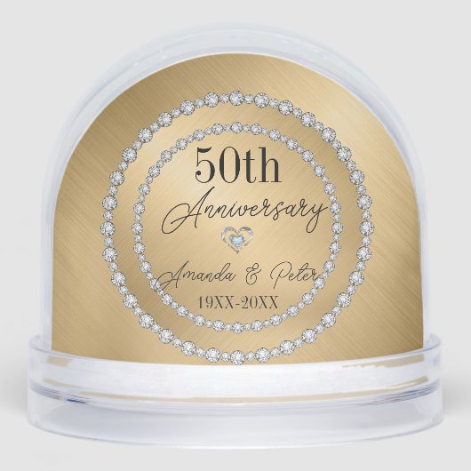 Gold Damask And Diamonds Wedding Anniversary (Avant)