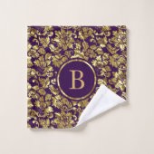 Gold Damask Bad Handdoek (Wasdoekje)