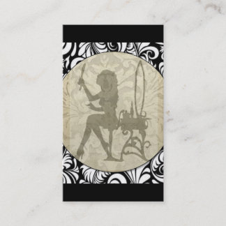 Gold  Damask Divine Elegance Visitekaartje