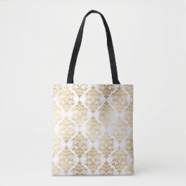 Gold Damask Elegant Draagtas