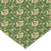  Gold Damask over Forest Green Tafelkleed (Gekanteld)