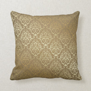 Gold Damask Print MoJo Sierkussen