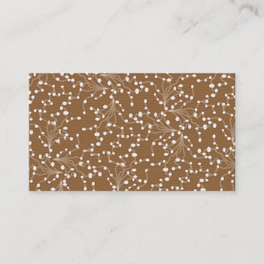 Gold Damask Visitekaartje (Voorkant)