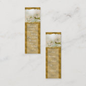 ~Gold de carte de visite de papillons de prière de (Devant / Derrière)