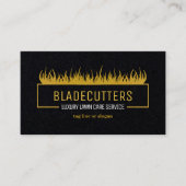 Gold de luxe sur les Cartes de visite de soins de  (Devant)